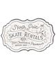 Picture of North Pole Skate Rentals Metal Sign