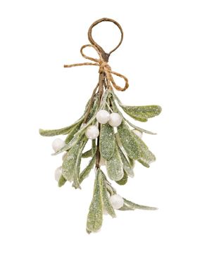 Picture of Glittered Mistletoe Ornament