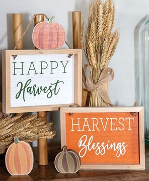 Picture of Harvest Blessings Frame w/Jute Hanger
