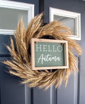 Picture of Hello Autumn Frame w/Jute Hanger