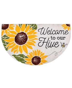 Picture of Welcome To Our Hive Welcome Half Mat