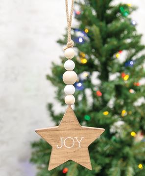 Picture of Joy Star Beaded Ornament