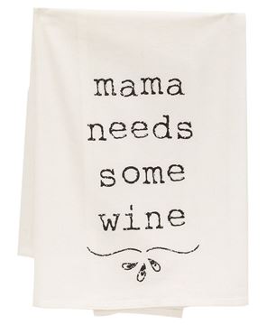 Picture of Mama Needs Some Wine Dish Towel