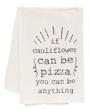 Picture of If Cauliflower Can Be Pizza Dish Towel