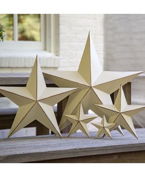 Picture of Distressed White Barn Star, 8"