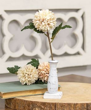 Picture of Curvy White Spindle Flower Holder