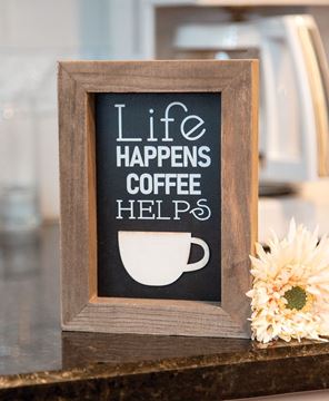 Picture of Life Happens Shadowbox Frame