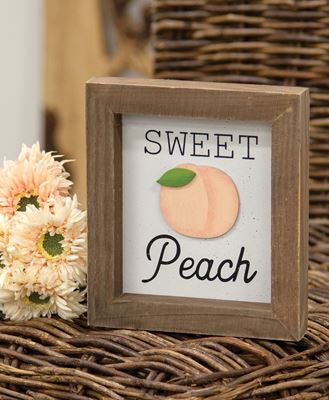 Picture of Sweet Peach Shadowbox Frame