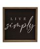 Picture of Live Simply Frame