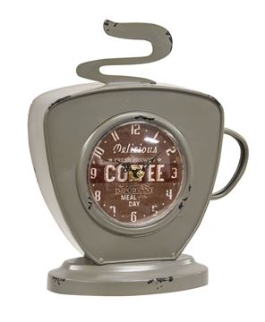 Picture of Vintage Dark Gray Coffee Clock