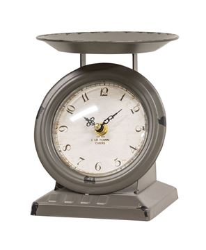 Picture of Vintage Dark Gray Old Town Scale Clock