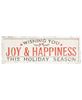 Picture of Wishing You Joy & Happiness Sign