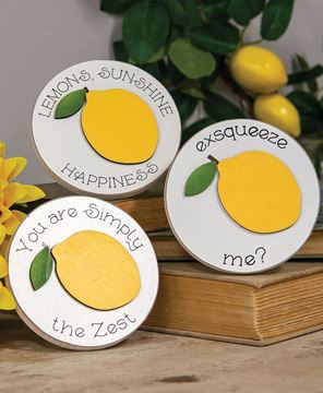 Picture of Exsqueeze Me Mini Round Easel Sign, 3/Set