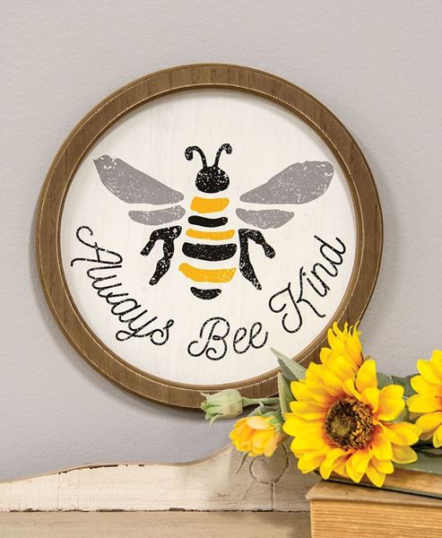 Picture of Always Bee Kind Circle Frame