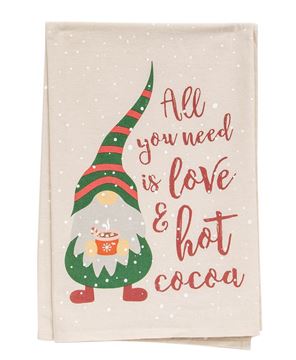Picture of All You Need is Love & Hot Cocoa Dish Towel