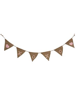 Picture of XOXO Burlap Pennant Garland