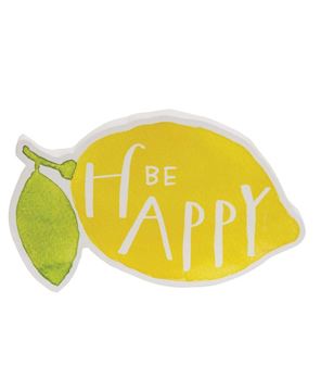 Picture of Be Happy Chunky Lemon Sitter