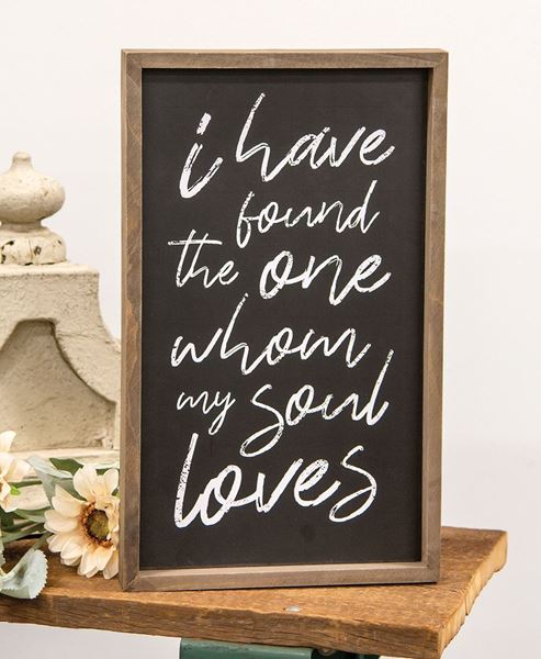 Picture of I Have Found the One Chalkboard Look Sign