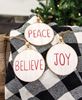 Picture of Believe Wooden Ornament