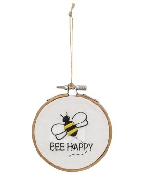 Picture of Bee Sampler Ornament, 2/Set