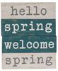Picture of Hello/Welcome/Spring Mini Block, 4/Set