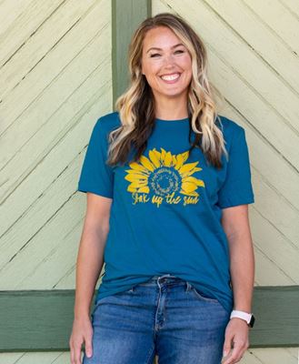Picture of Soak Up The Sun T-Shirt, Heather Deep Teal