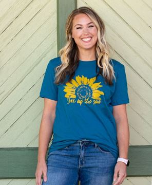 Picture of Soak Up The Sun T-Shirt, Heather Deep Teal XXL