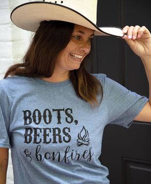 Picture of Boots, Beers & Bonfires T-Shirt