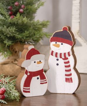 Picture of Cozy Chunky Snowman Sitters, 2/Set