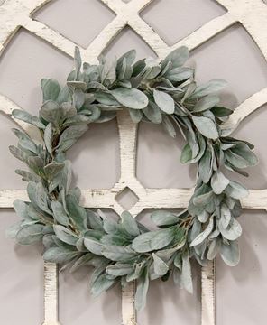 Picture of Frosted Lamb's Ear Wreath