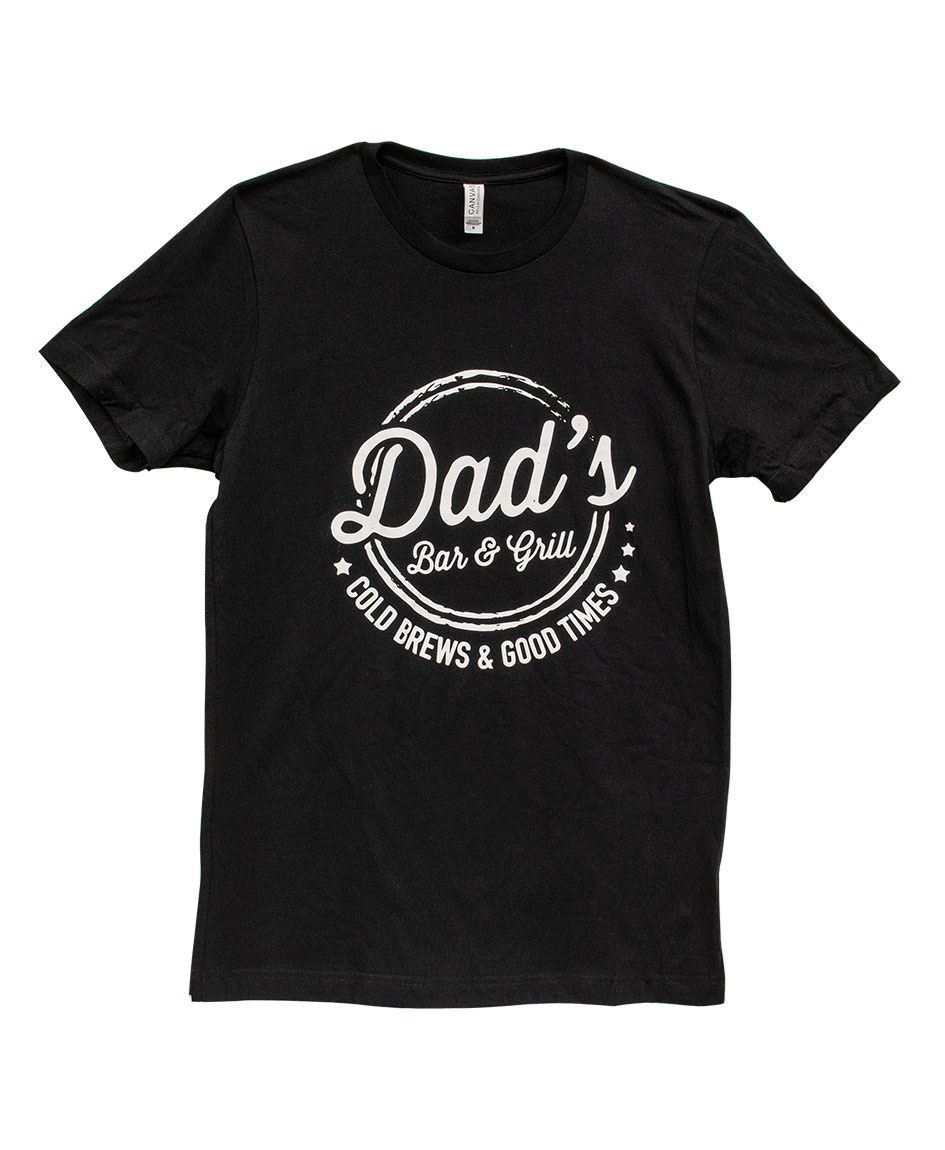 Col House Designs - Retail| Dad's Bar & Grill T-Shirt, Black