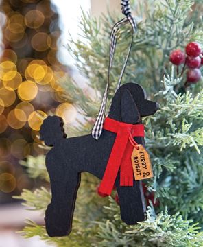 Picture of Furry & Bright Poodle Ornament