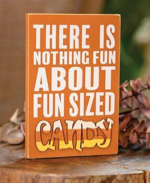 Picture of Fun Sized Candy Block Sign