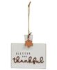 Picture of Blessed and Thankful Cutting Board Sign Ornament