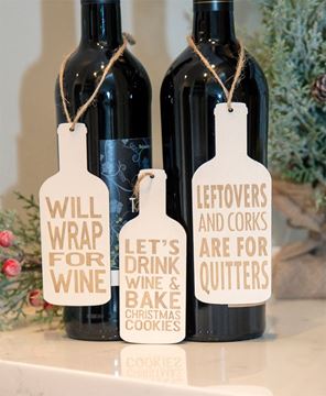 Picture of Wine & Cookies Ornaments, 3/Set