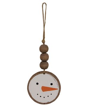 Picture of Smiling Snowman Beaded Ornament