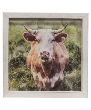 Picture of Red Cow Framed Portrait