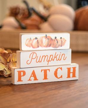 Picture of Pumpkin Patch Blocks, 3/Set