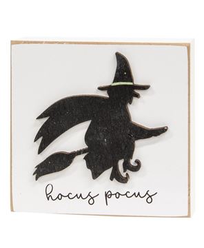Picture of Hocus Pocus Witch Silhouette Block
