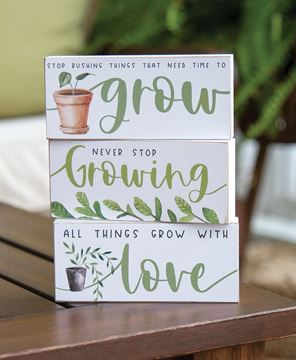 Picture of All Things Grow Block, 3/Set