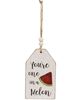 Picture of Summer Fruit Distressed Wooden Tag Ornaments,  3/Set