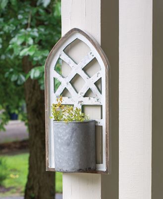 Picture of Architectural Arch Wall Planter, Blue
