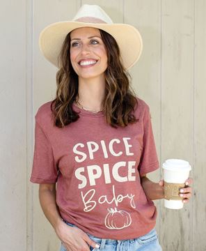 Picture of Spice Spice Baby T-Shirt, Heather Clay XXL