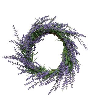 Picture of Purple Astilbe & Twig Wreath