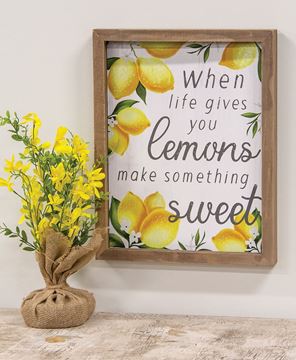 Picture of When Life Gives You Lemons Framed Sign