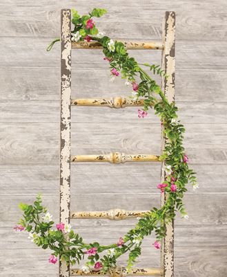 Picture of Pink & White Paper Flower Garland