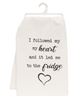 Picture of I Followed My Heart Dish Towel