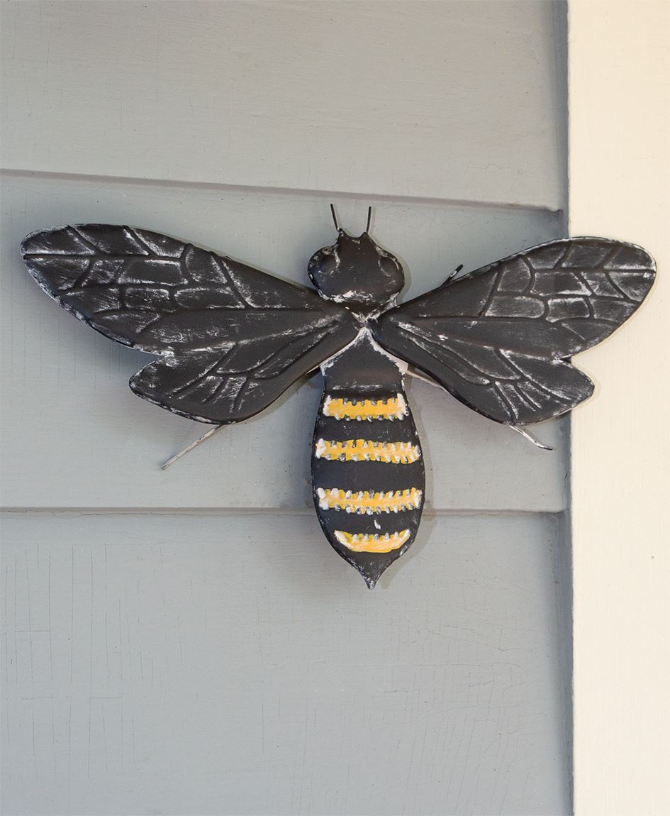 Metal Bee Wall Decor Outdoor Metal Wall Art Honey Bee Decor For
