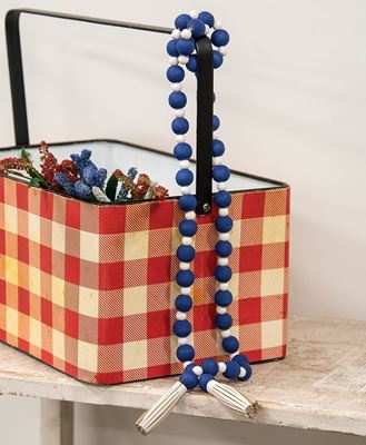 Picture of Blue & White Bead Garland