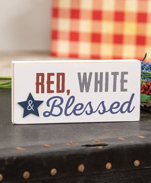 Picture of Red, White & Blessed Block